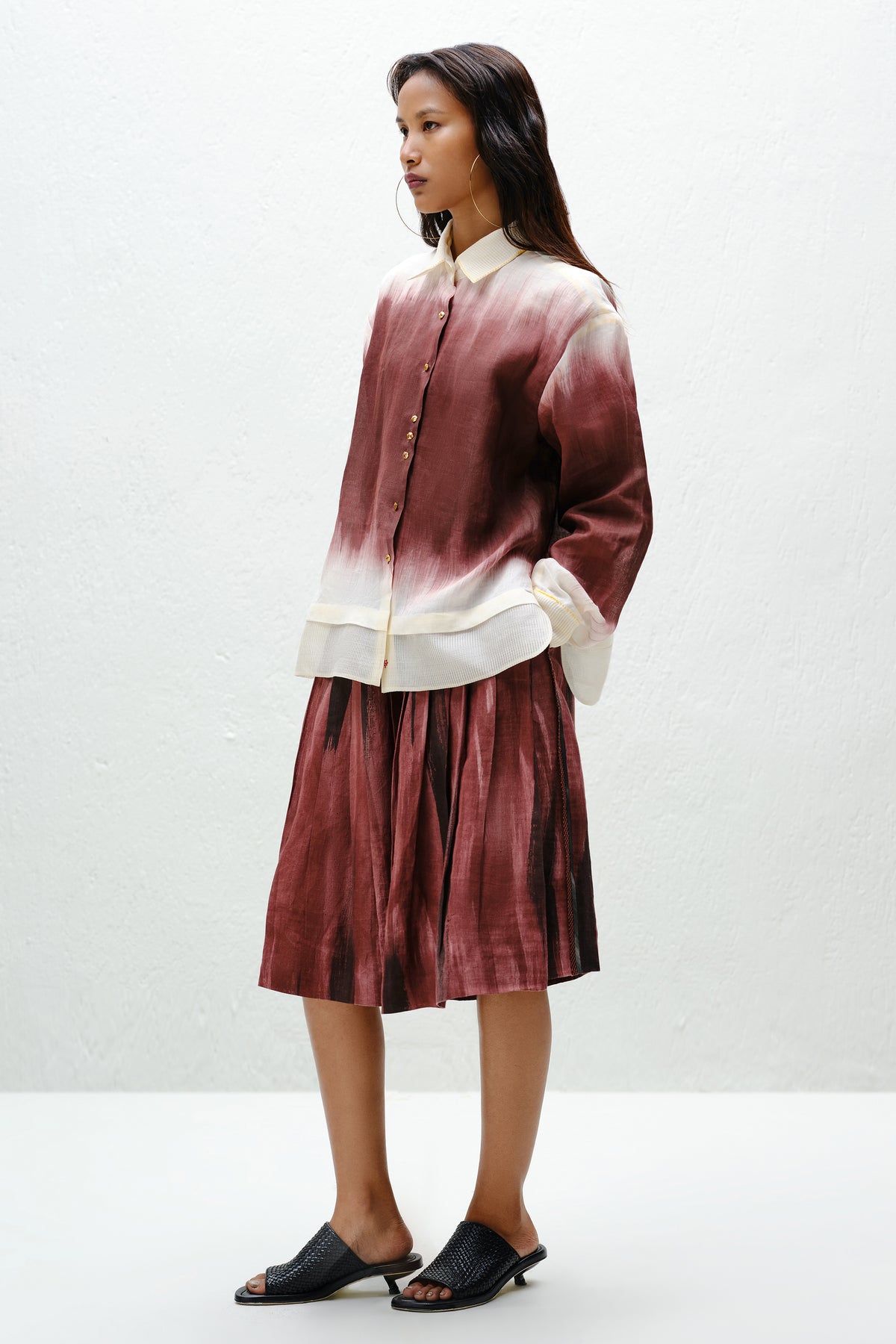 Brown Flowy Culottes