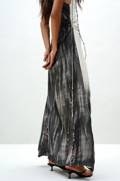 Charcoal Drift Dress