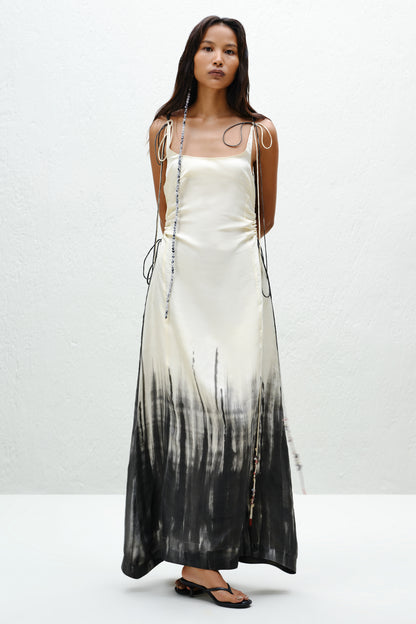 Charcoal Drift Dress