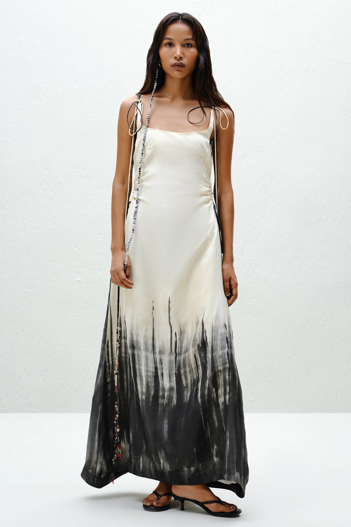 Charcoal Drift Dress