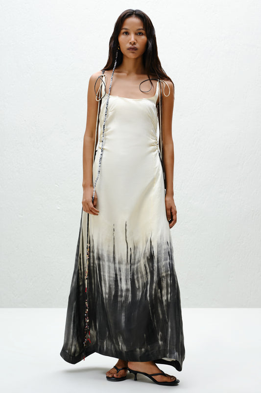 Charcoal Drift Dress