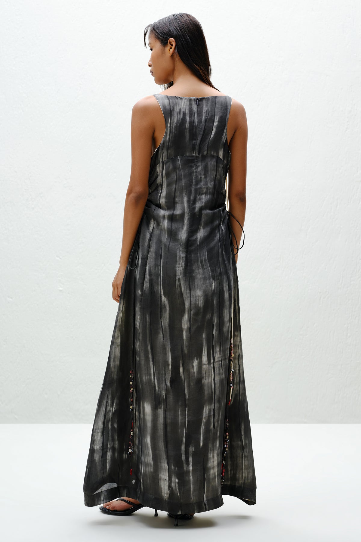 Charcoal Drift Dress
