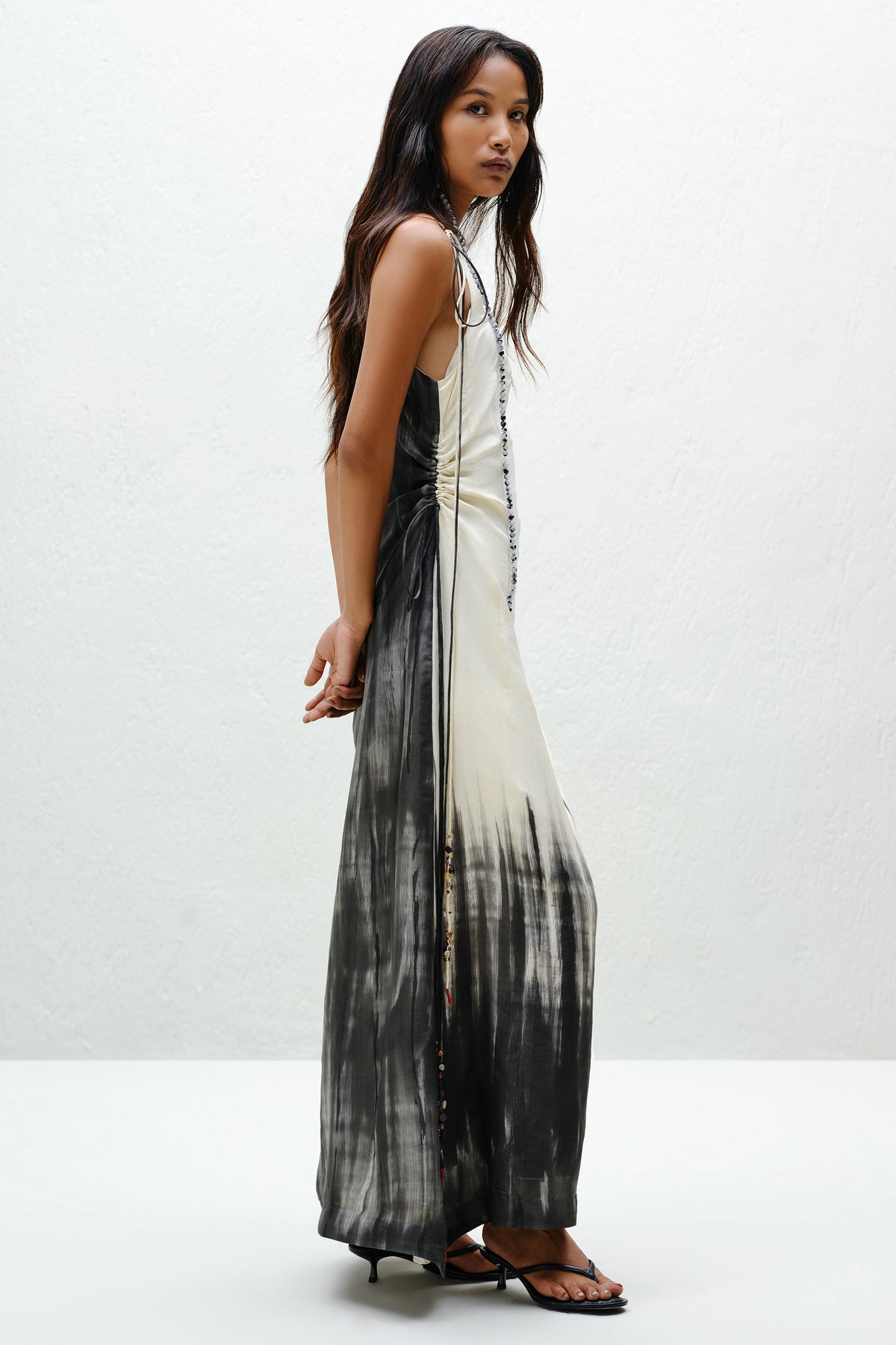 Charcoal Drift Dress