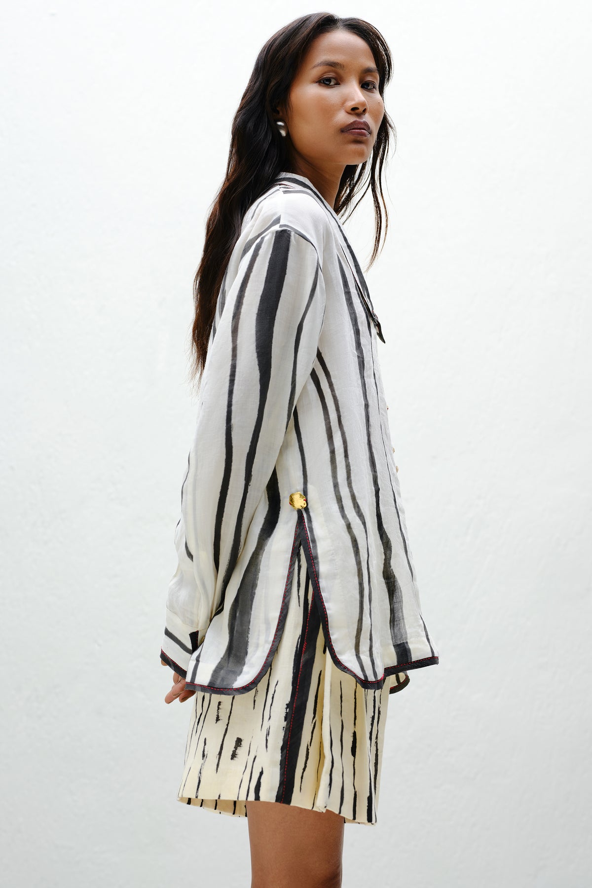Charcoal Stripe Shirt