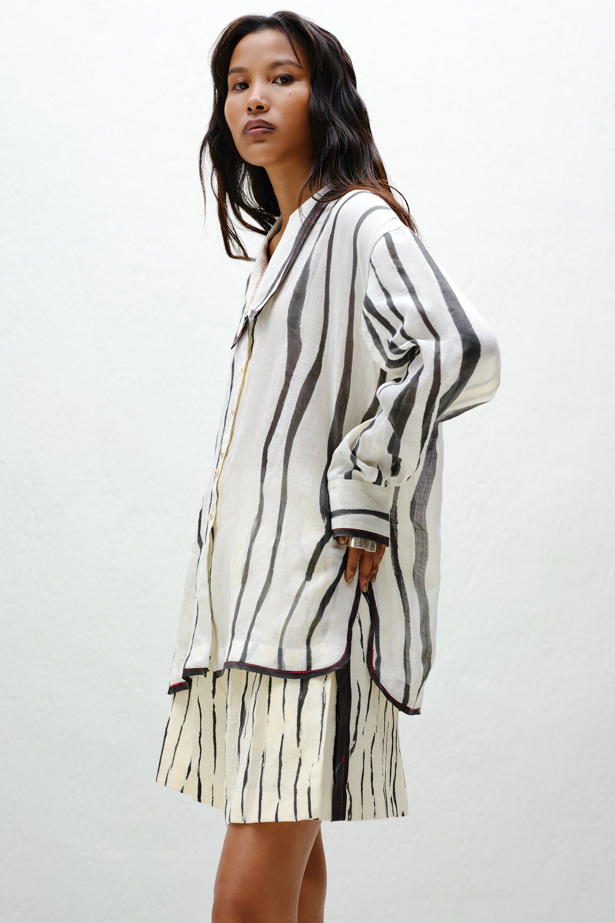 Charcoal Stripe Shirt