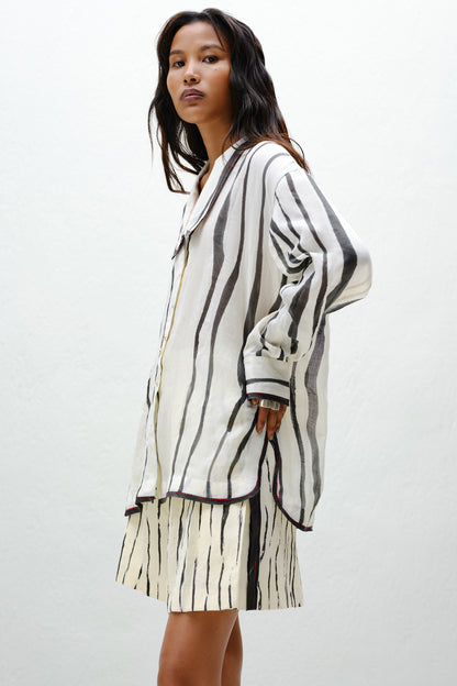 Charcoal Stripe Shirt