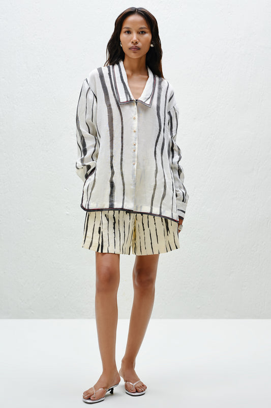 Charcoal Stripe Shirt