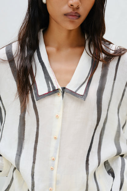 Charcoal Stripe Shirt