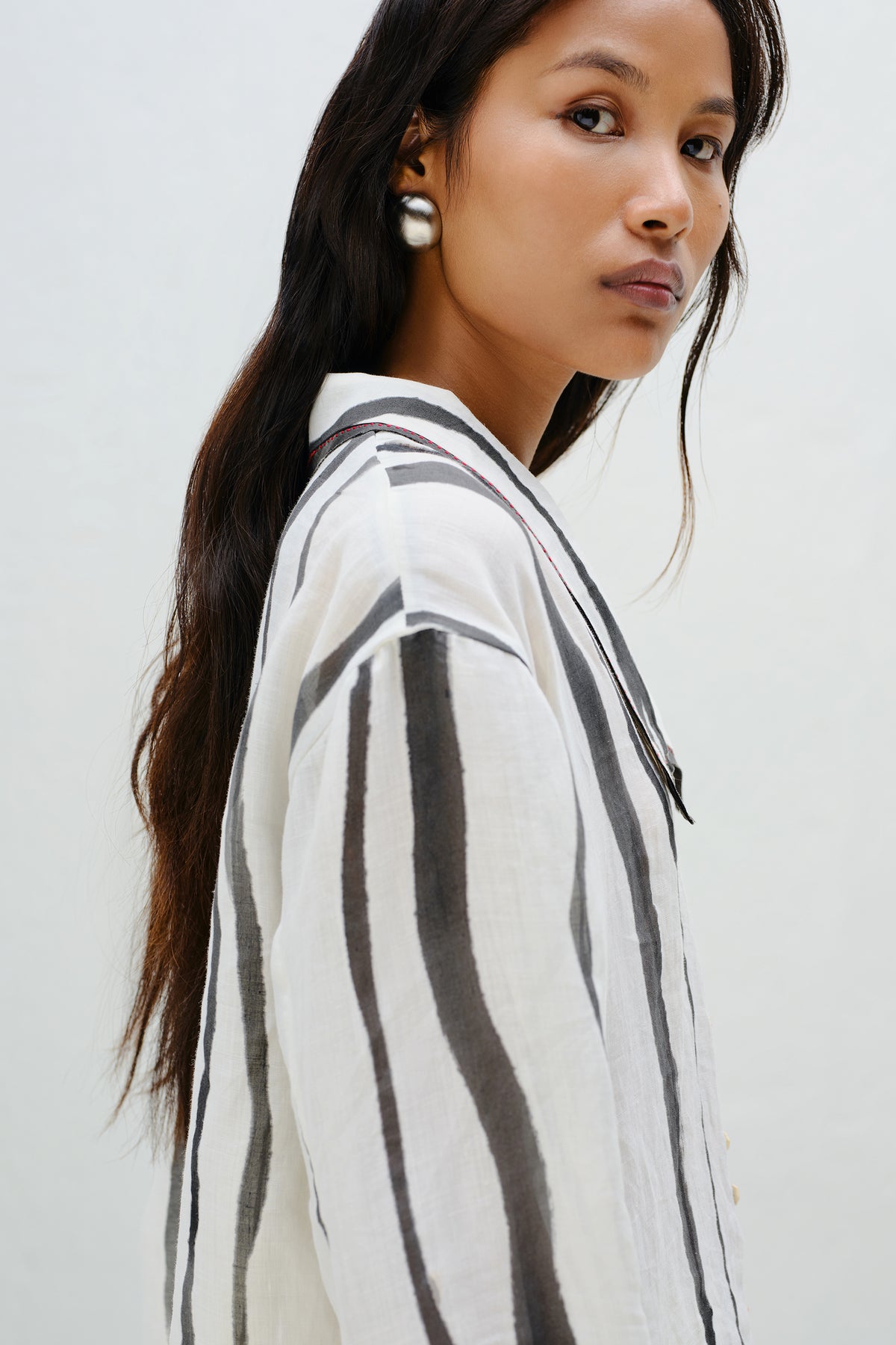 Charcoal Stripe Shirt