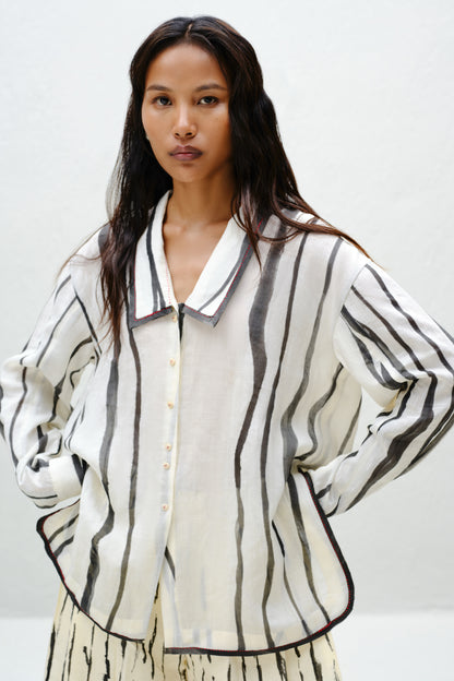 Charcoal Stripe Shirt