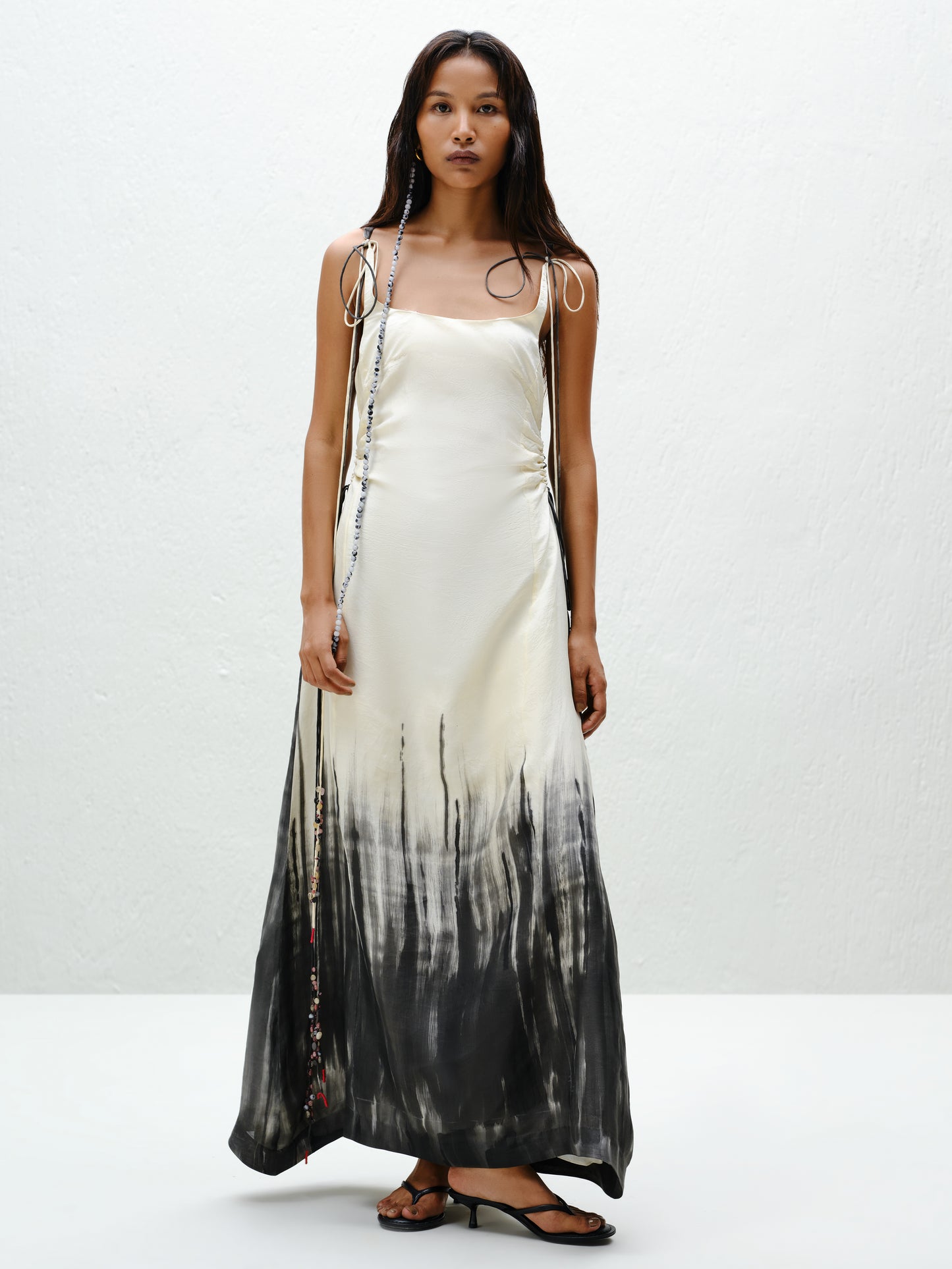 Charcoal Drift Dress