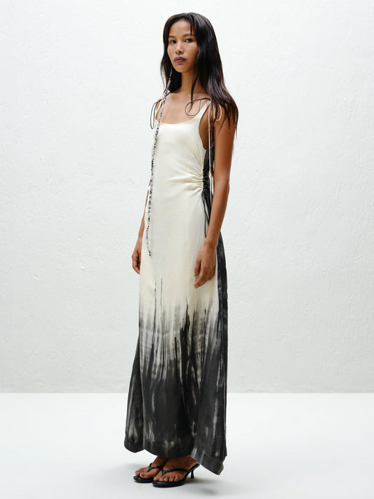 Charcoal Drift Dress