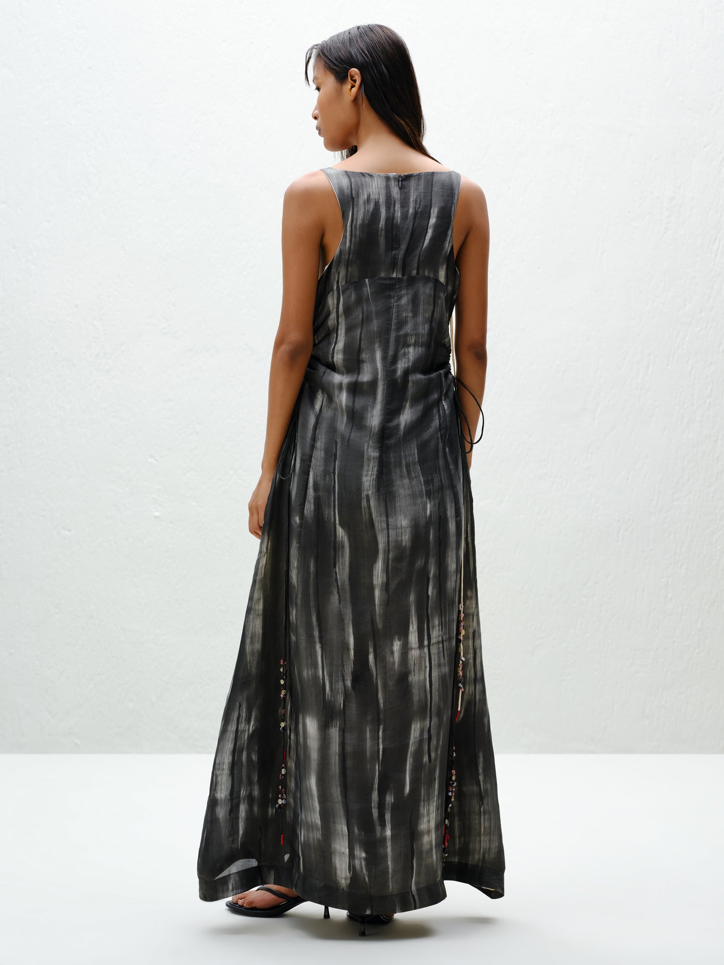 Charcoal Drift Dress