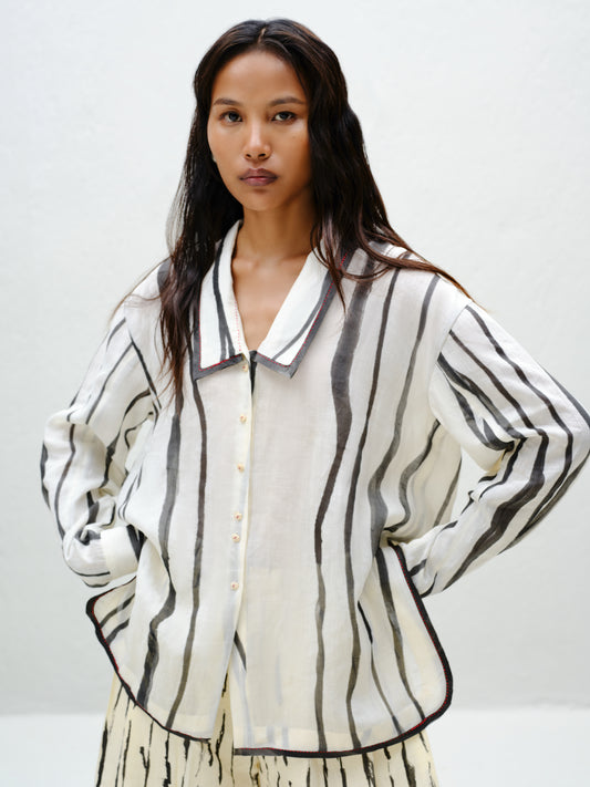 Charcoal Stripe Shirt