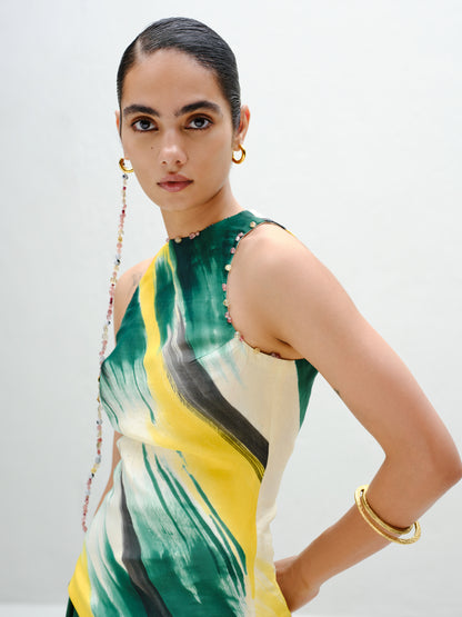Green Halter Tank
