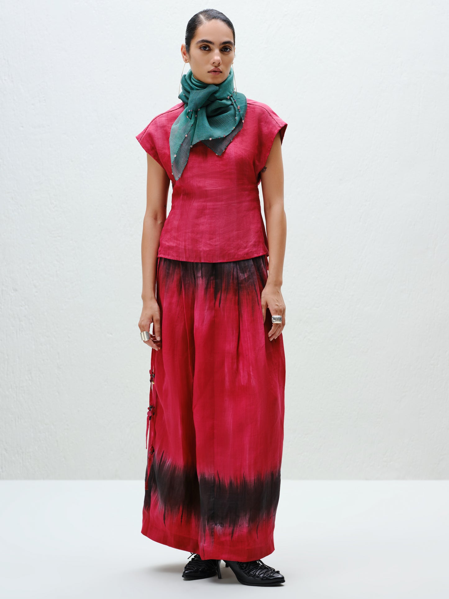 Red Dolman Top