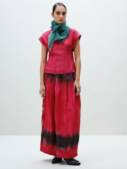 Red Dolman Top