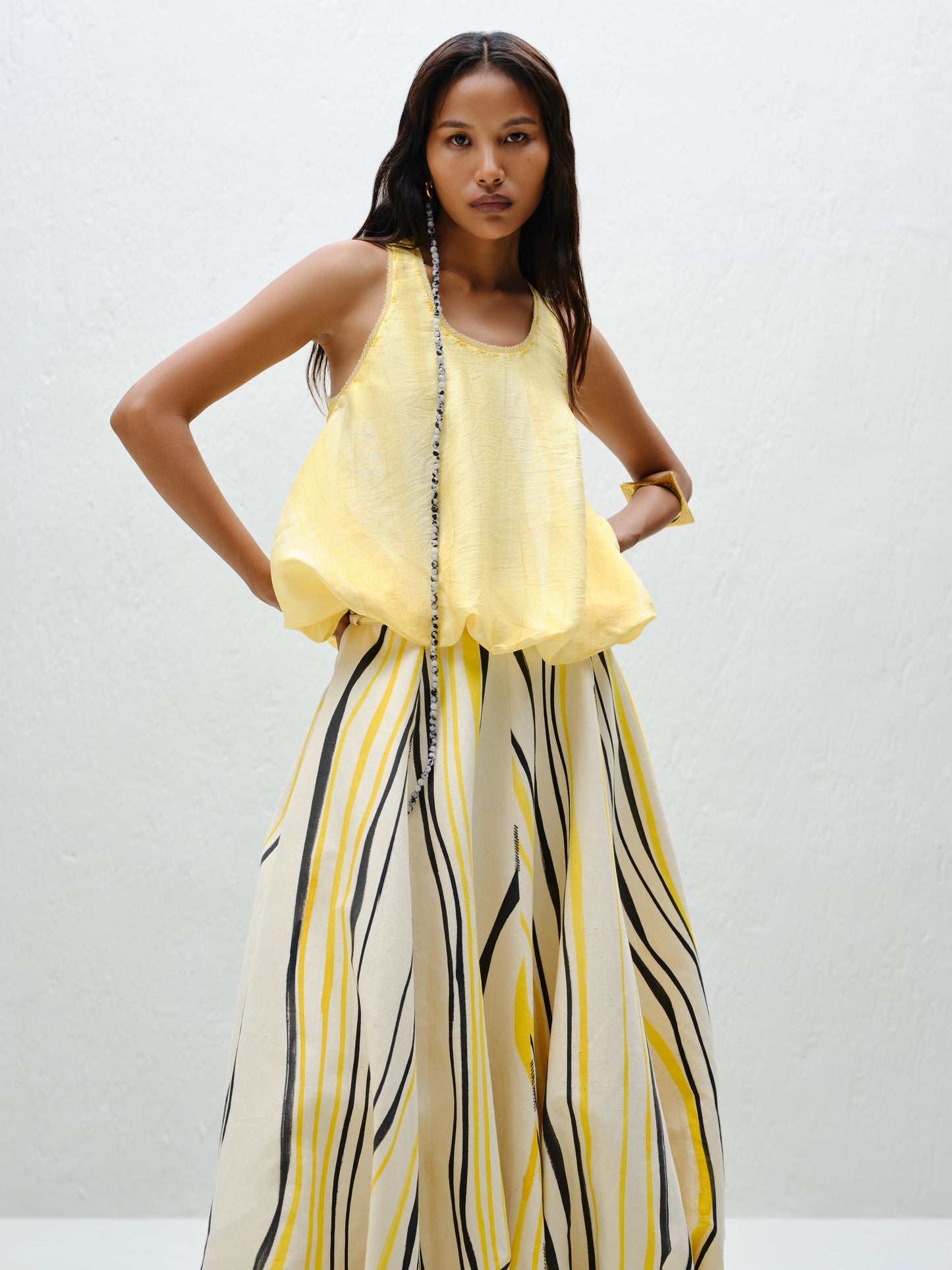 Ecru Bloom Top