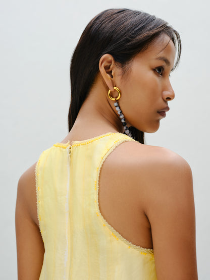 Ecru Bloom Top
