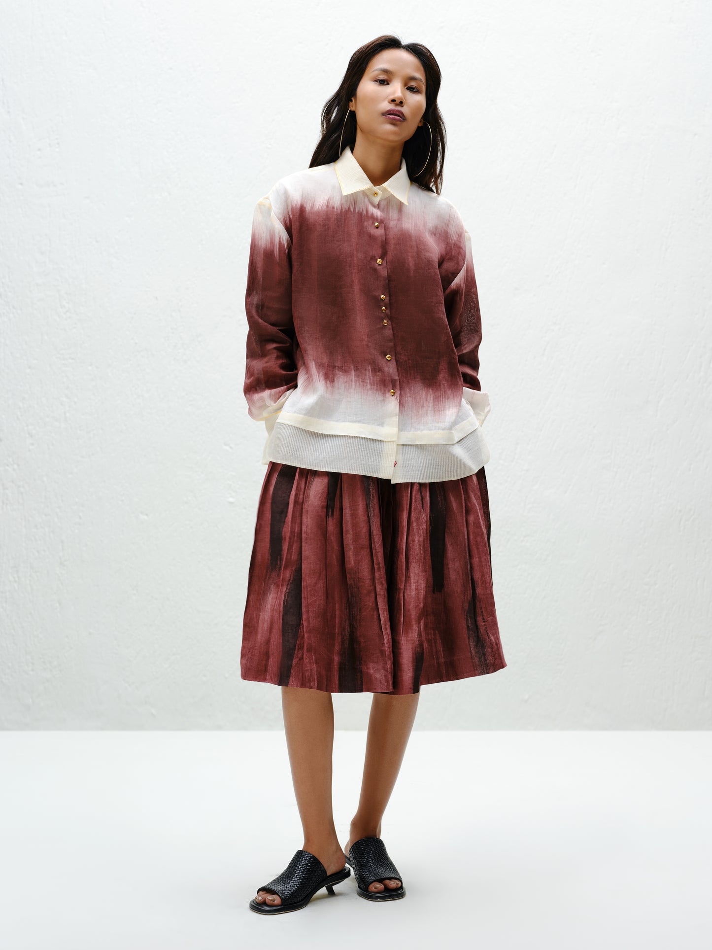 Brown Brushwash Shirt