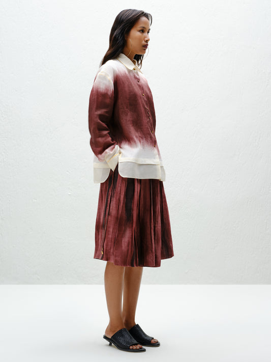 Brown Brushwash Shirt