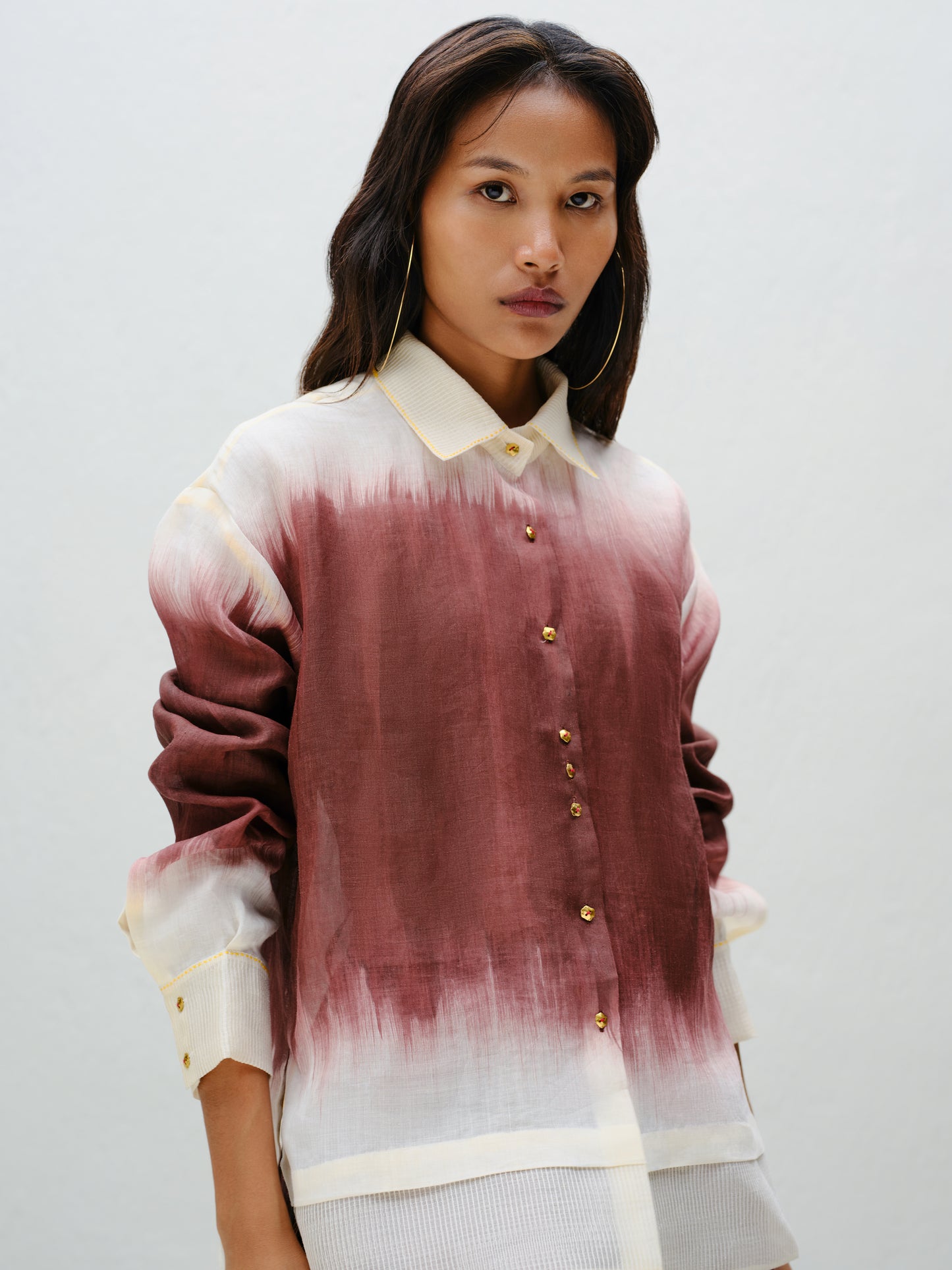 Brown Brushwash Shirt