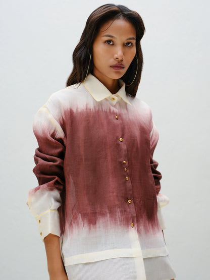 Brown Brushwash Shirt