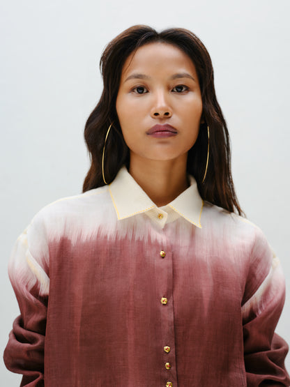 Brown Brushwash Shirt