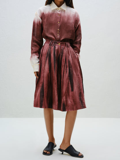 Brown Flowy Culottes