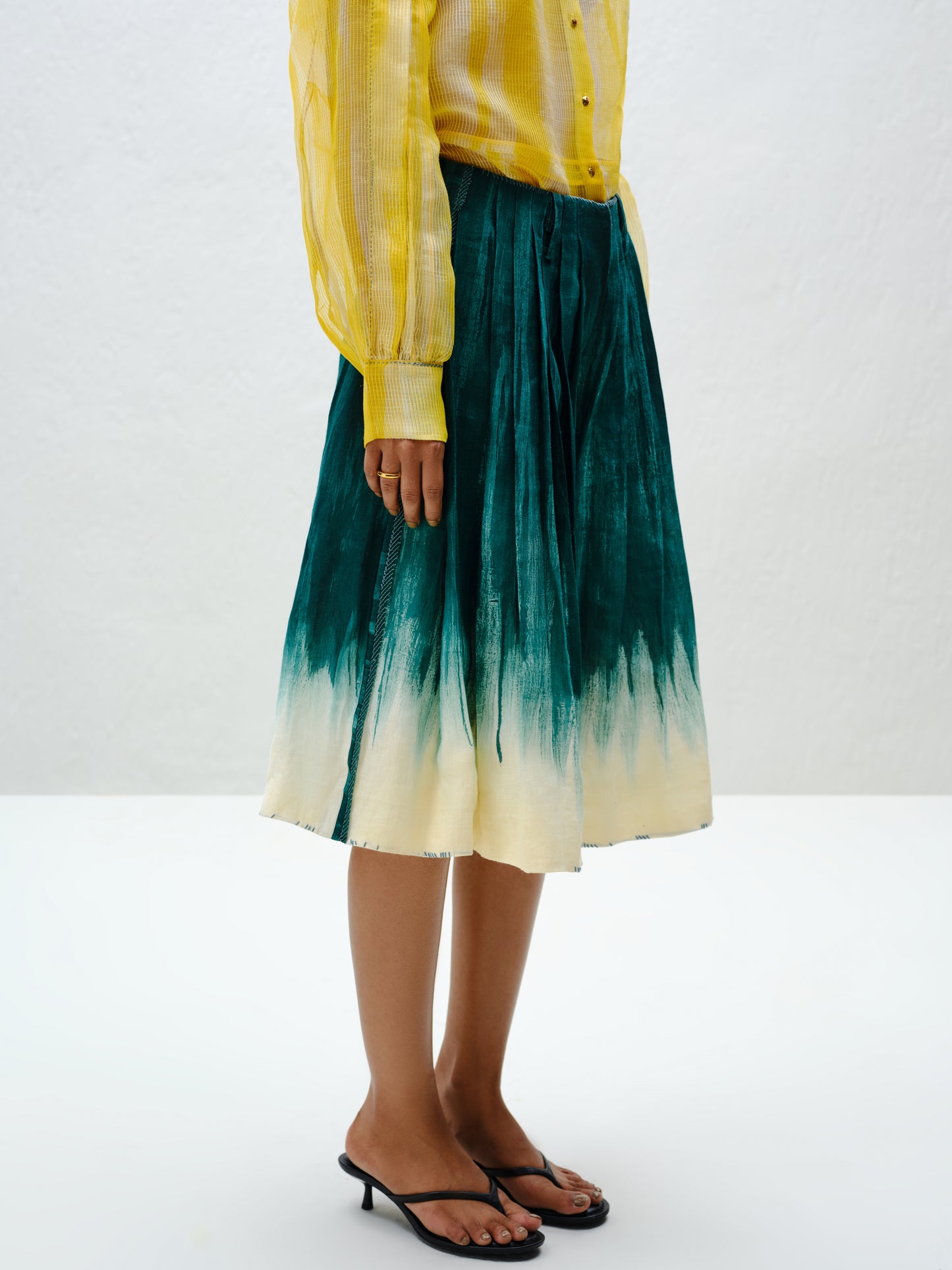 Teal Fade Culotte
