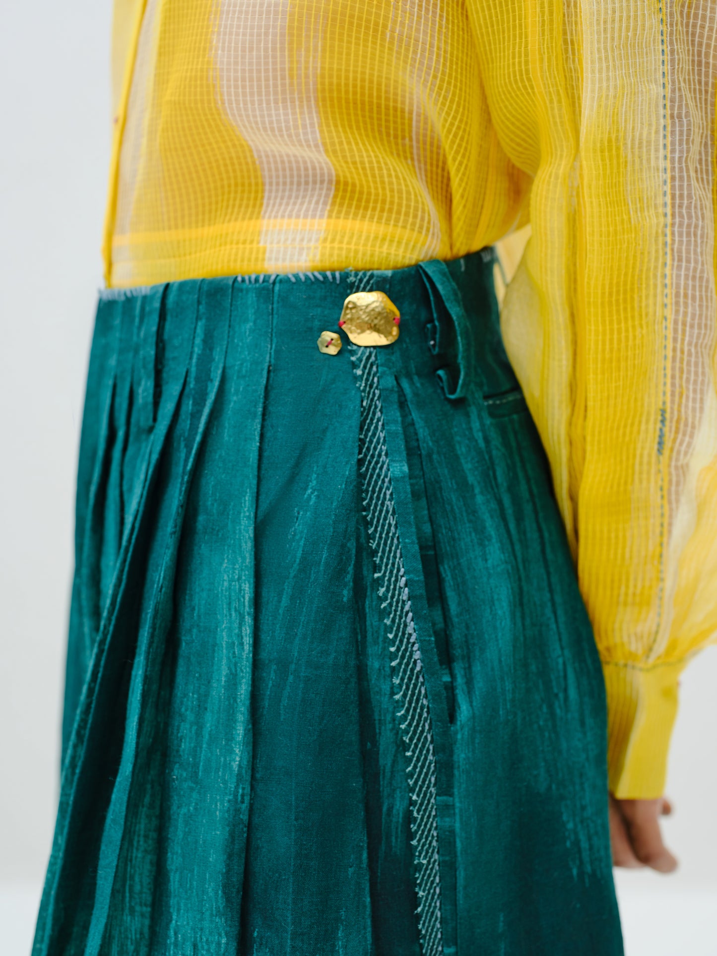 Teal Fade Culotte
