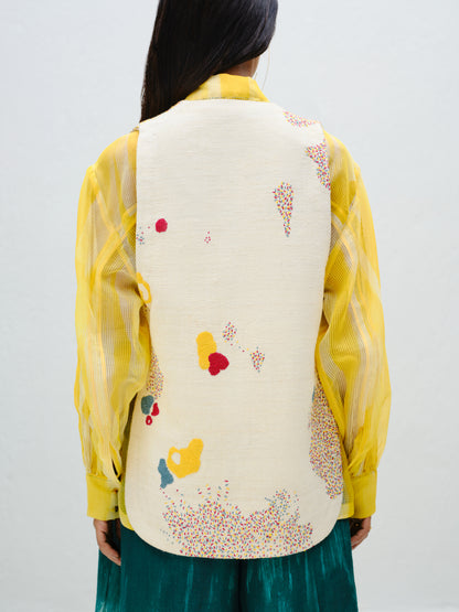 Embroidered Sleeveless Vest