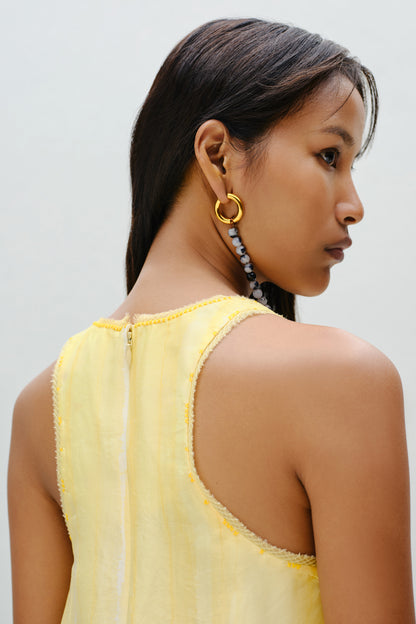 Ecru Bloom Top