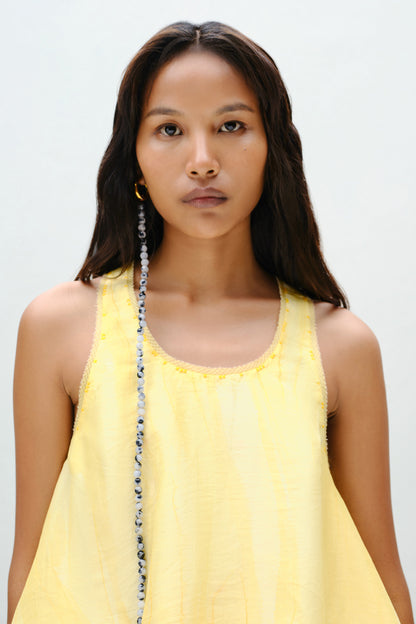 Ecru Bloom Top