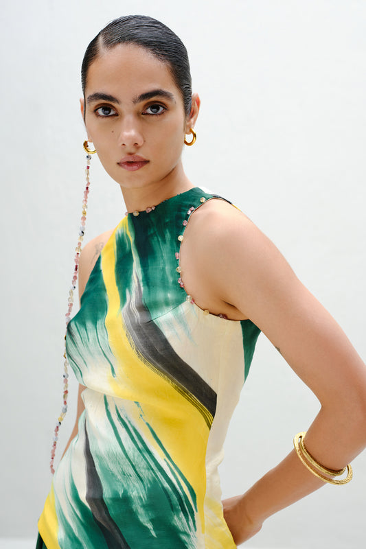 Green Halter Tank