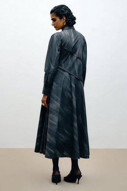 Hand-Painted Cotton Dress