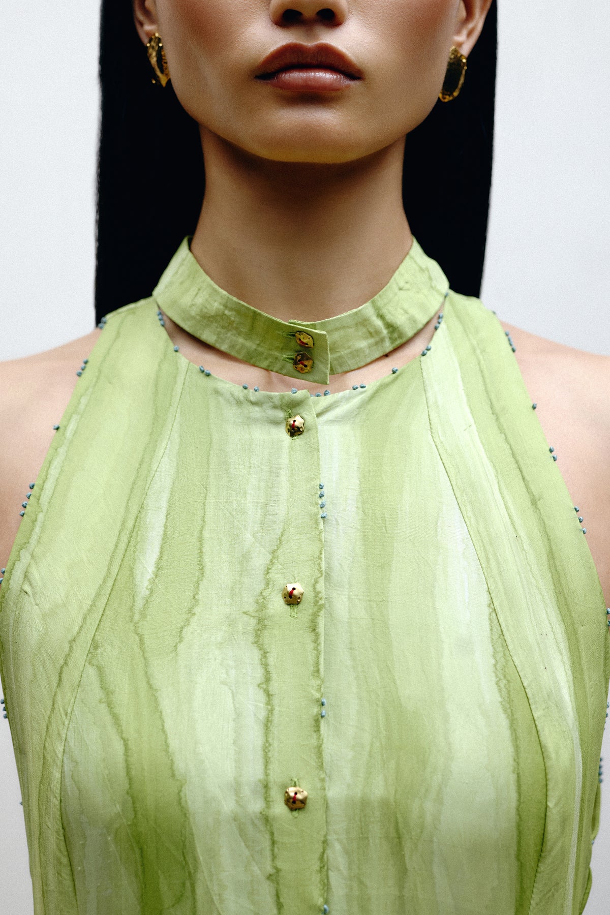 Hand-Painted Panel Dress