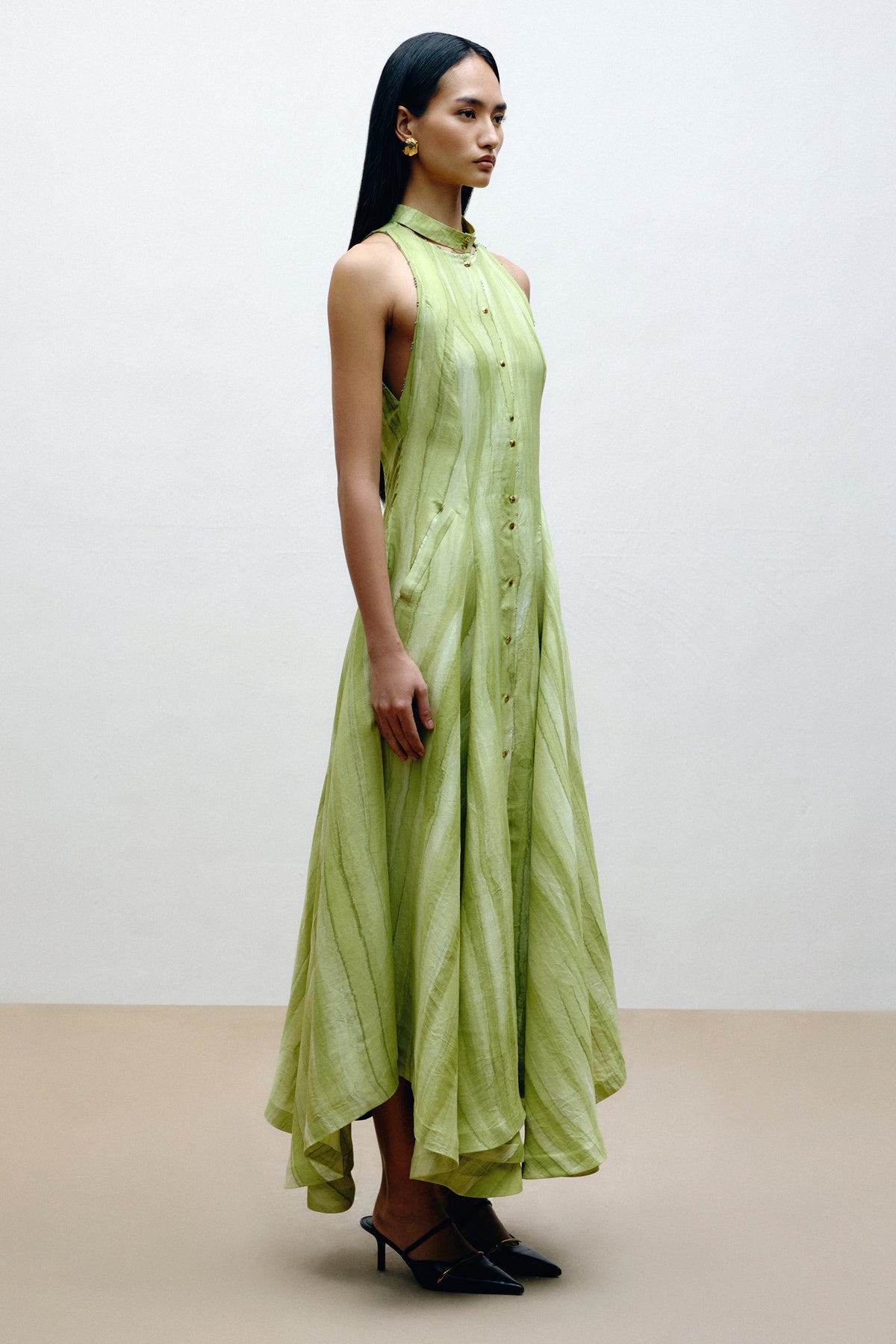 Hand-Painted Panel Dress