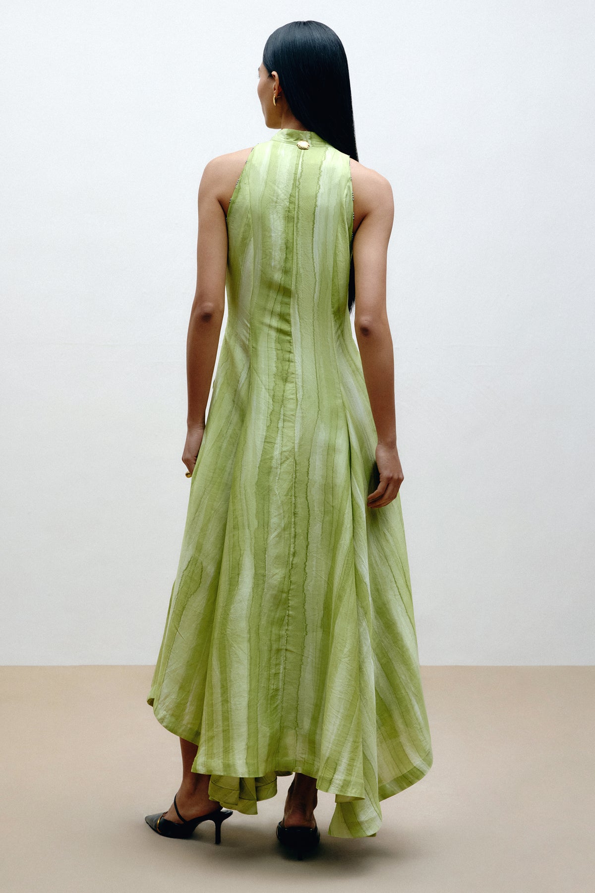 Hand-Painted Panel Dress