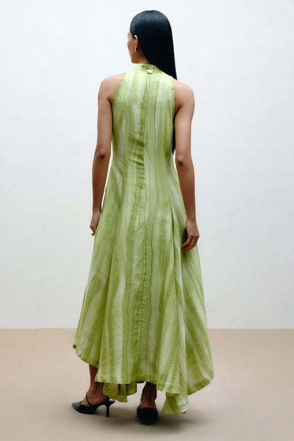 Hand-Painted Panel Dress