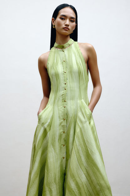 Hand-Painted Panel Dress