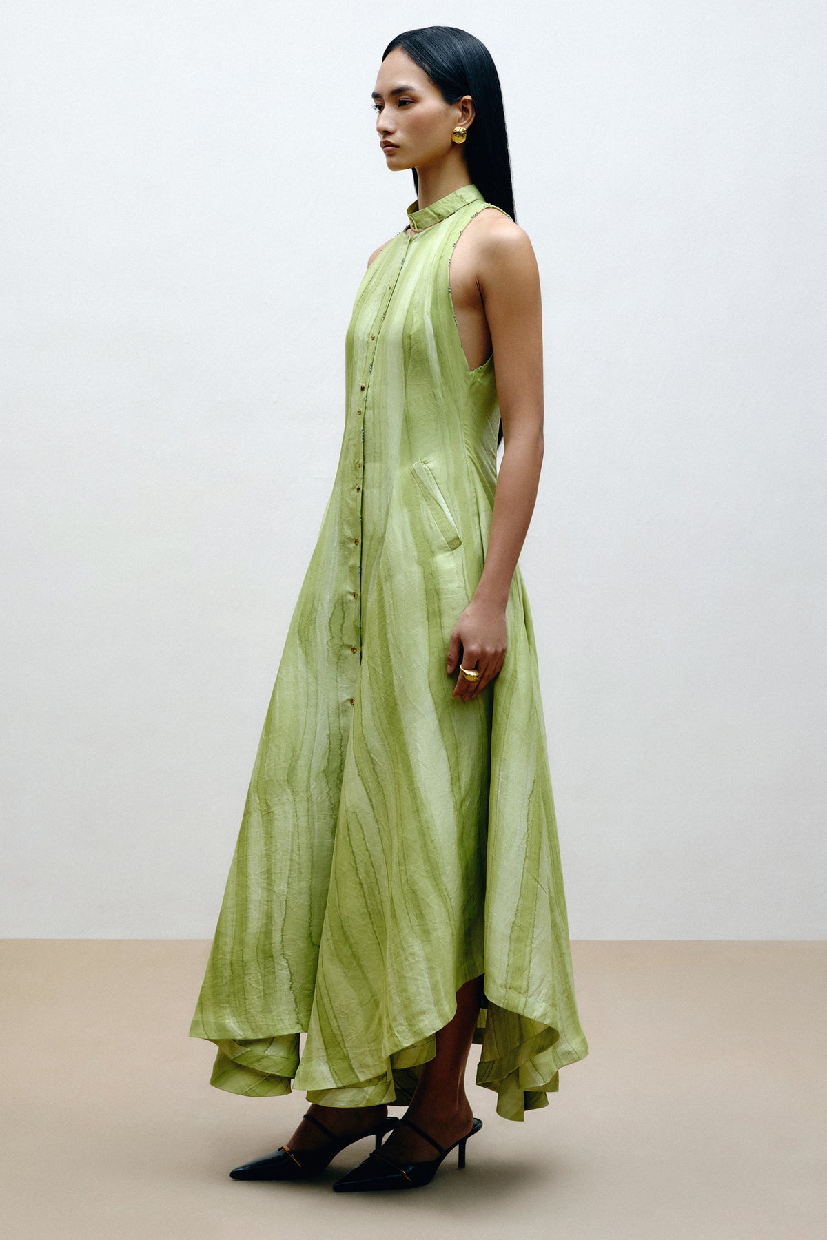 Hand-Painted Panel Dress