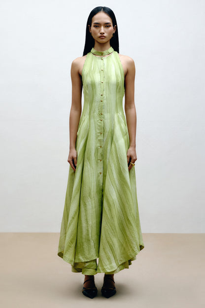 Hand-Painted Panel Dress