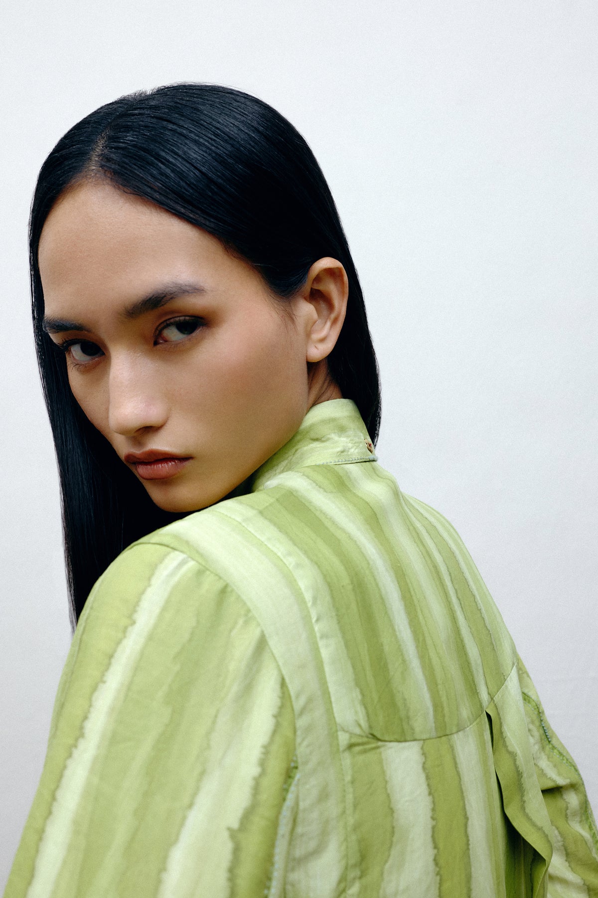 Hand-Painted Silk Shirt