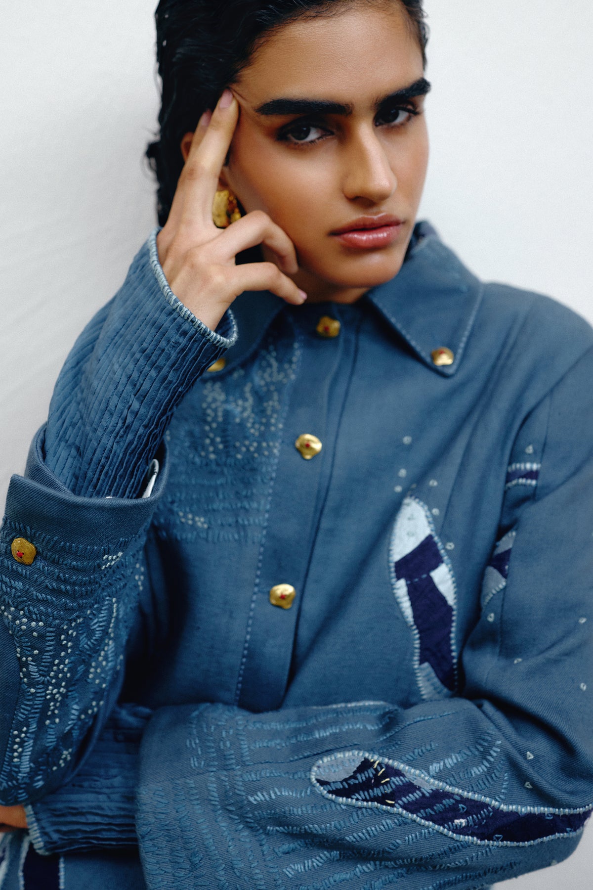 Handwoven Denim Jacket