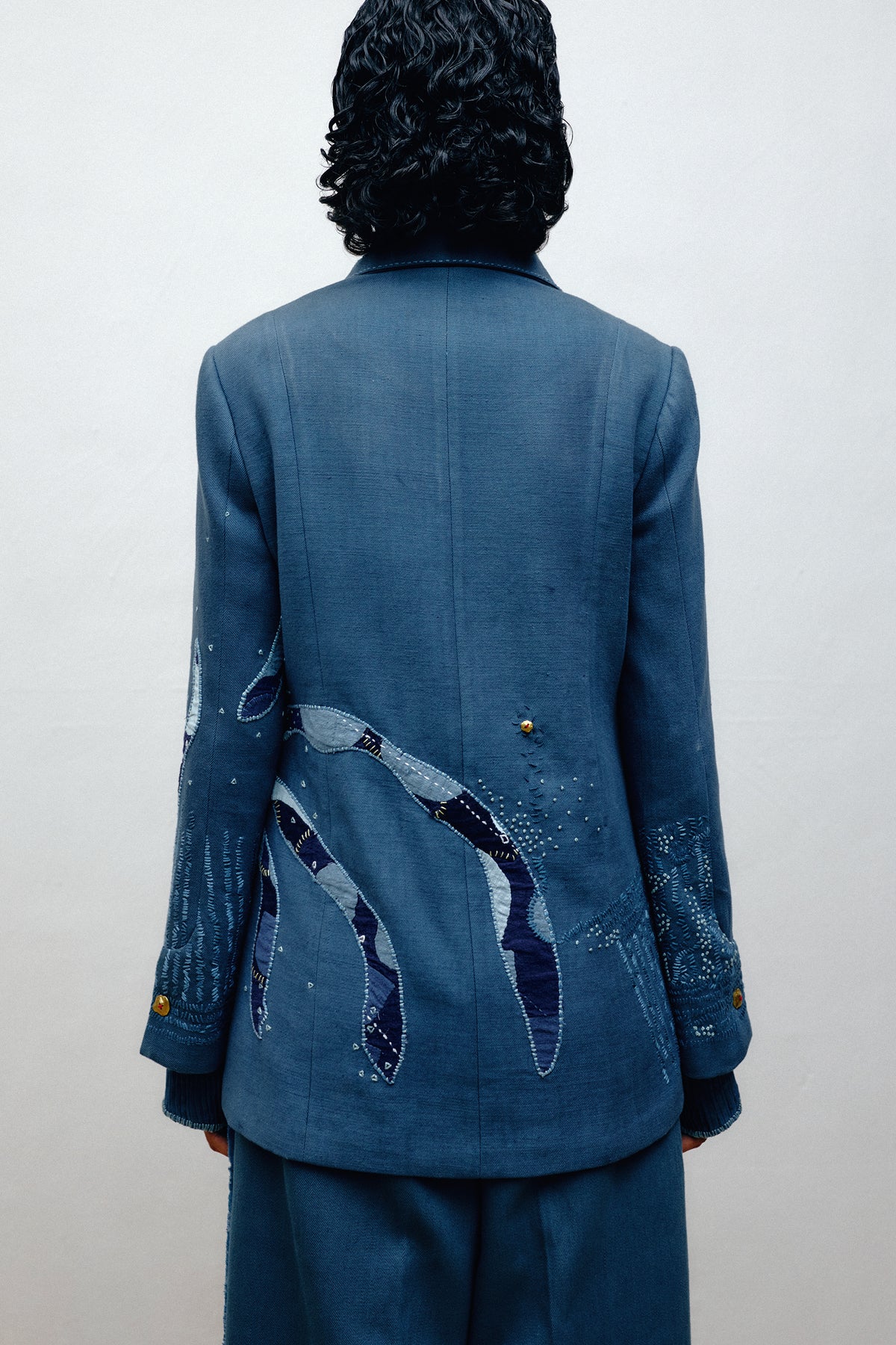 Handwoven Denim Jacket