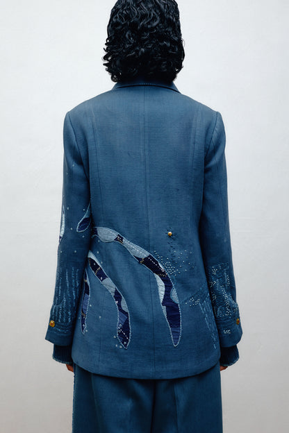 Handwoven Denim Jacket