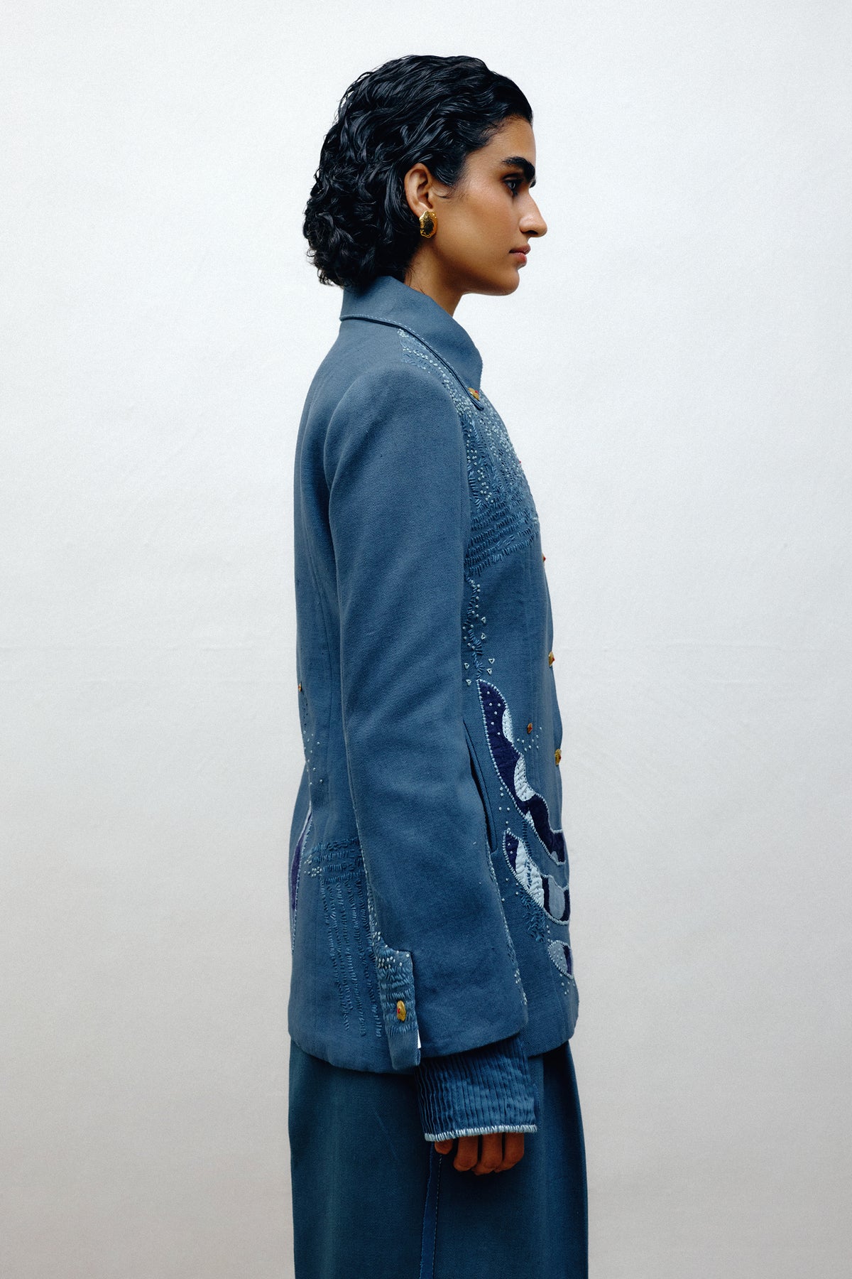 Handwoven Denim Jacket