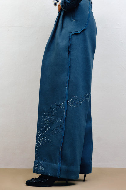 Handwoven Denim Trousers