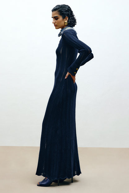 Herringbone Knitted Dress